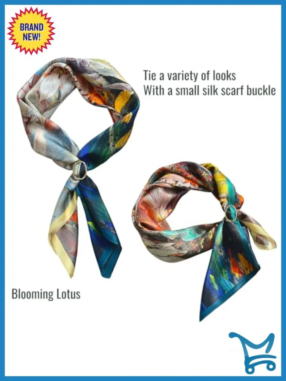 100% Mulberry Silk Square Scarf Fashion Bandana Shawl Wrap Artist Collection